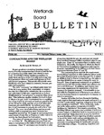 Wetlands Board Bulletin Vol. IV, No. 1 by Virginia Institute of Marine Science