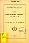 Forty-Eighth and Forty-Ninth Annual Reports of the Commission of Fisheries of Virginia (1947)