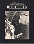 Marine Resource Bulletin Vol. 20, No. 1 by Virginia Sea Grant and Virginia Institute of Marine Science