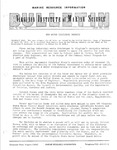 Marine Resource Information Bulletin Vol. 3, No. 10