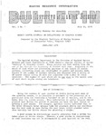 Marine Resource Information Bulletin Vol. 2, No. 7