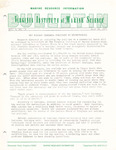 Marine Resource Information Bulletin, Vol. 3, No. 13 by Virginia Sea Grant and Virginia Institute of Marine Science